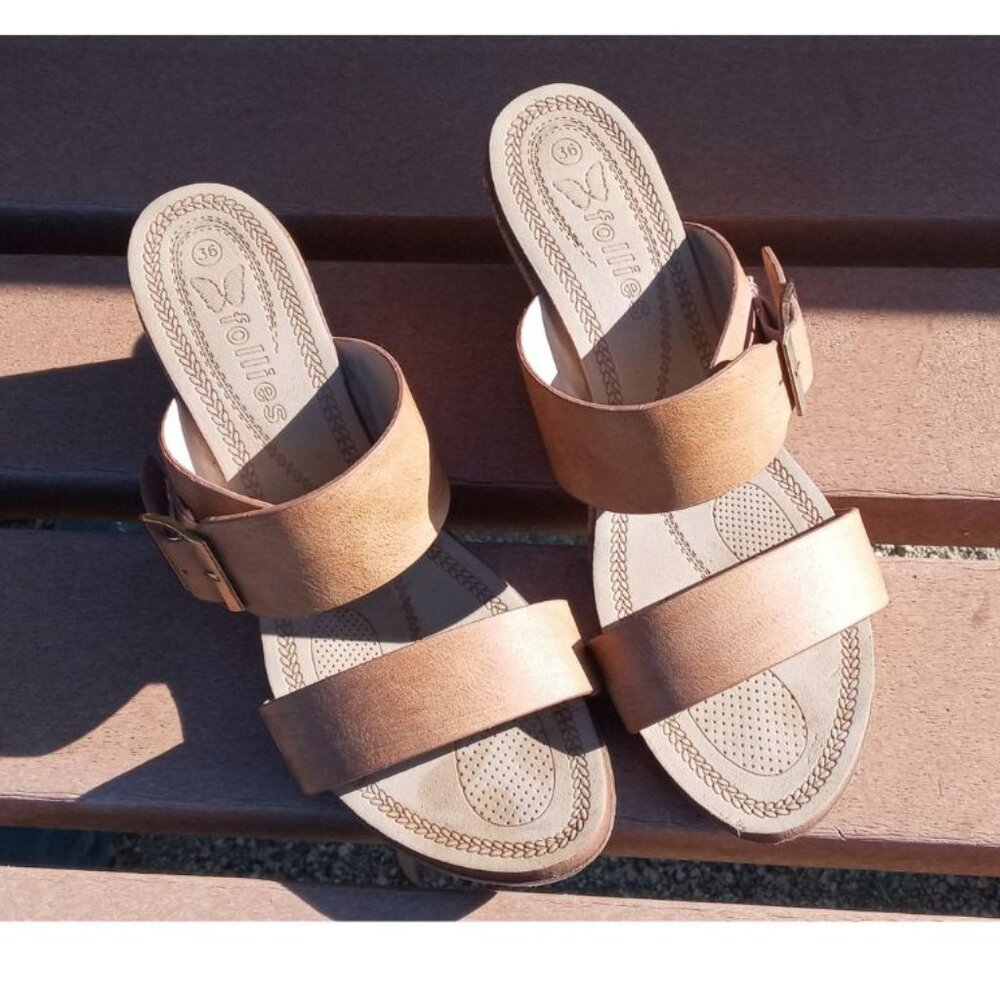 Follies - Turkish Slip on Platform Sandals